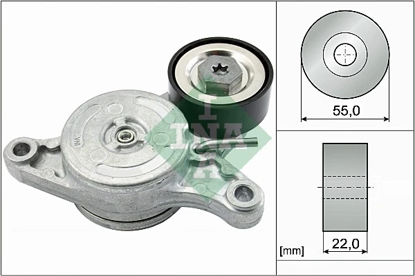 Belt Tensioner, V-ribbed belt